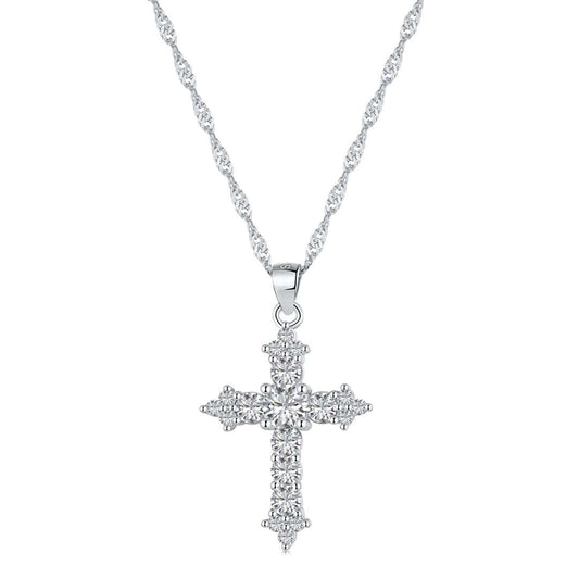 [Am jewelry]Delicate Cross Shape Necklace