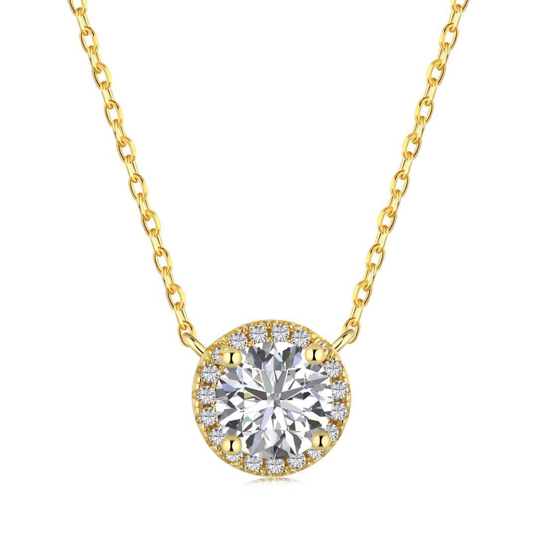 [Am jewelry]Luxurious Round Cut Necklace