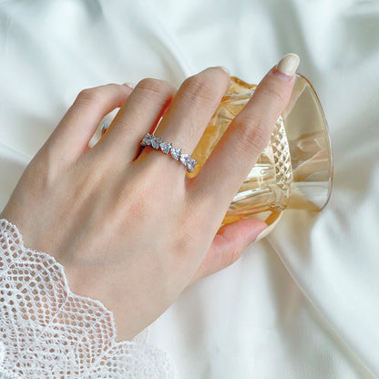 [Am jewelry]0.25 Carat Radiant Romance Heart Cut Lover Ring