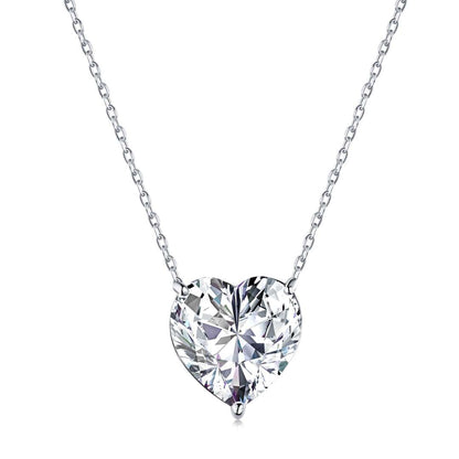 [Am jewelry]6.0 carat Radiant Heart Shape Necklace