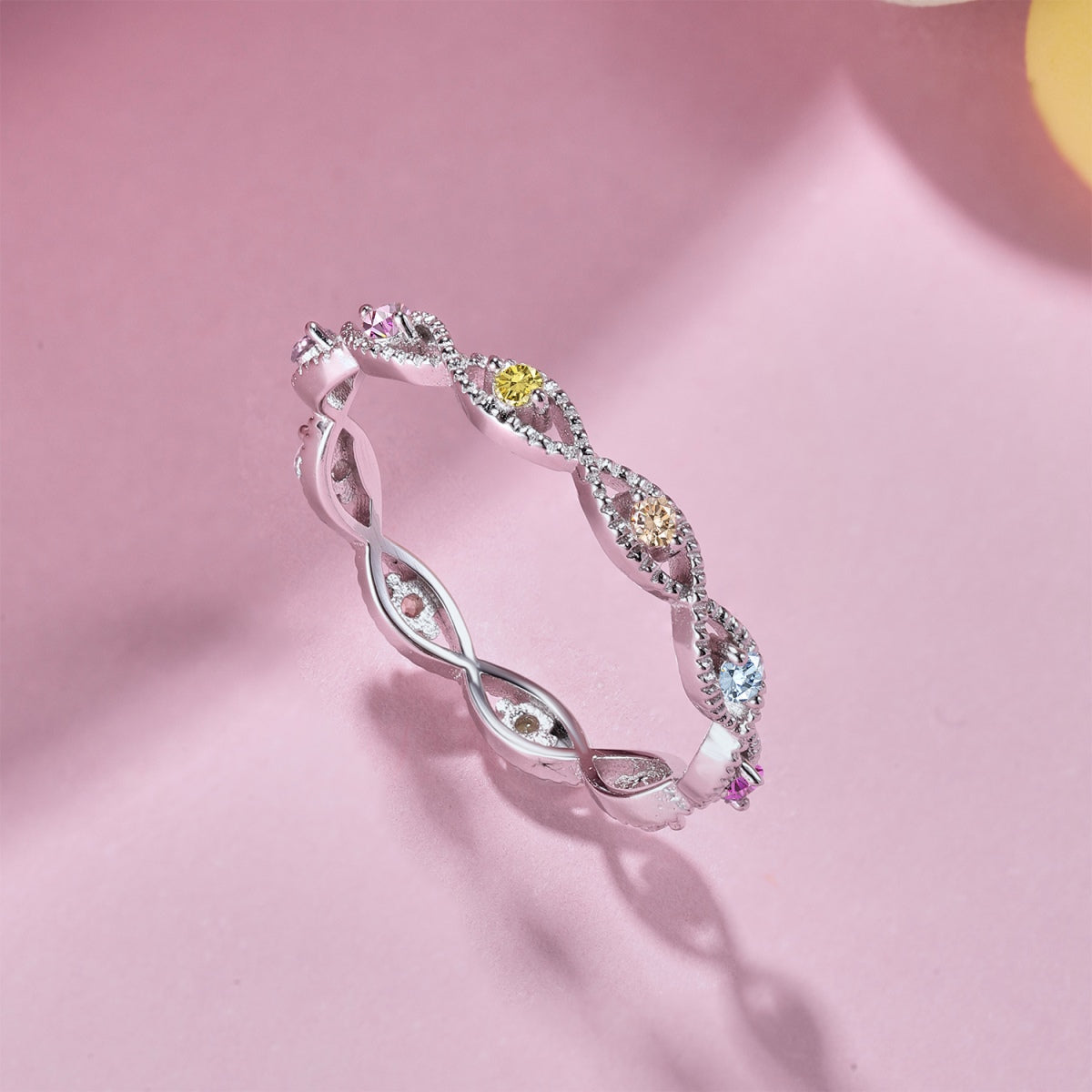 [Am jewelry]Elegant Energetic Round Cut Daily Ring