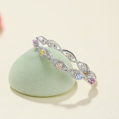 [Am jewelry]Elegant Energetic Round Cut Daily Ring