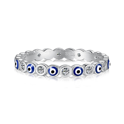 [Am jewelry]Sparkling Vibrant Round Shape Daily Ring