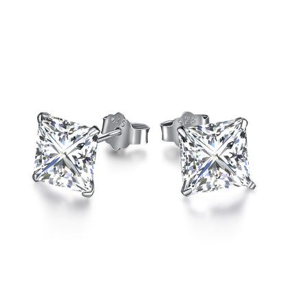[Am jewelry]Ornate Square Shape Earrings