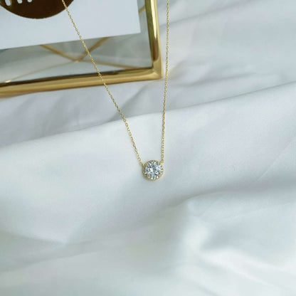 [Am jewelry]Luxurious Round Cut Necklace