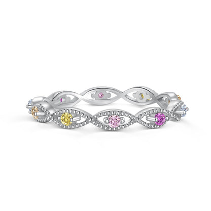 [Am jewelry]Elegant Energetic Round Cut Daily Ring