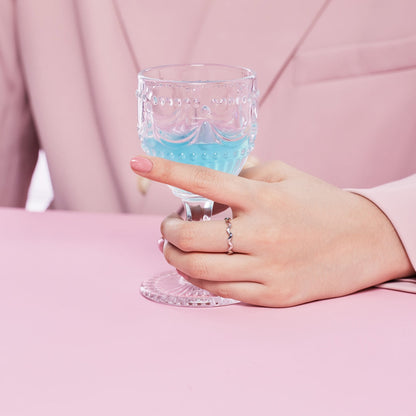 [Am jewelry]Ornate Vibrant Round Cut Daily Ring
