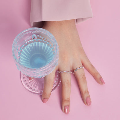 [Am jewelry]Ornate Vibrant Round Cut Daily Ring