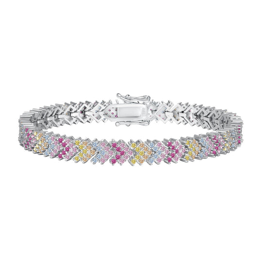[Am jewelry]Ornate Sparkling Round Cut Party Bracelet