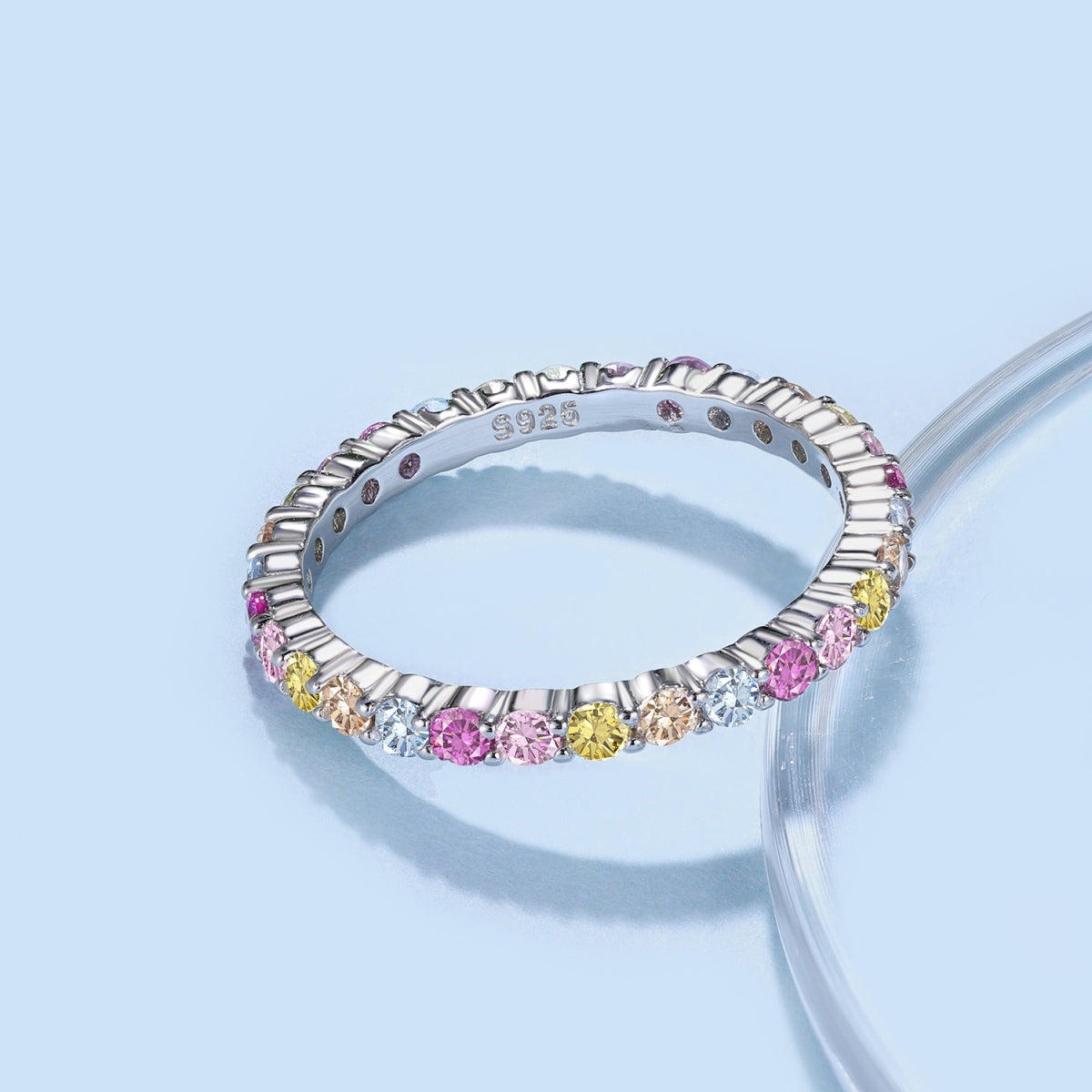 [Am jewelry]Elegant Vivid Round Cut Daily Ring