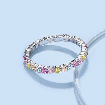 [Am jewelry]Elegant Vivid Round Cut Daily Ring