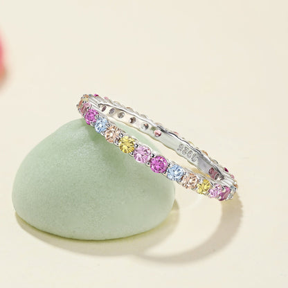 [Am jewelry]Elegant Vivid Round Cut Daily Ring