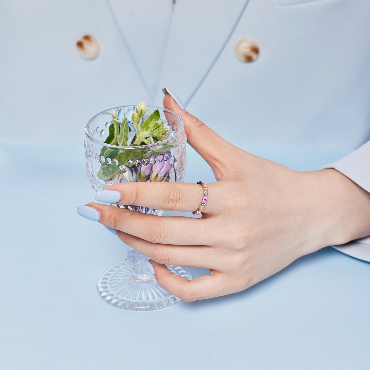 [Am jewelry]Dazzling Resplendent Round Cut Party Ring
