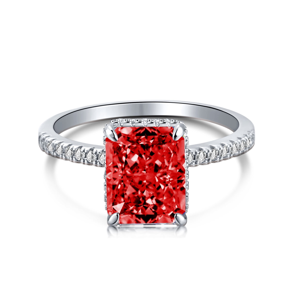 [Am jewelry]4.0 Carat Luxurious Engagement Ring