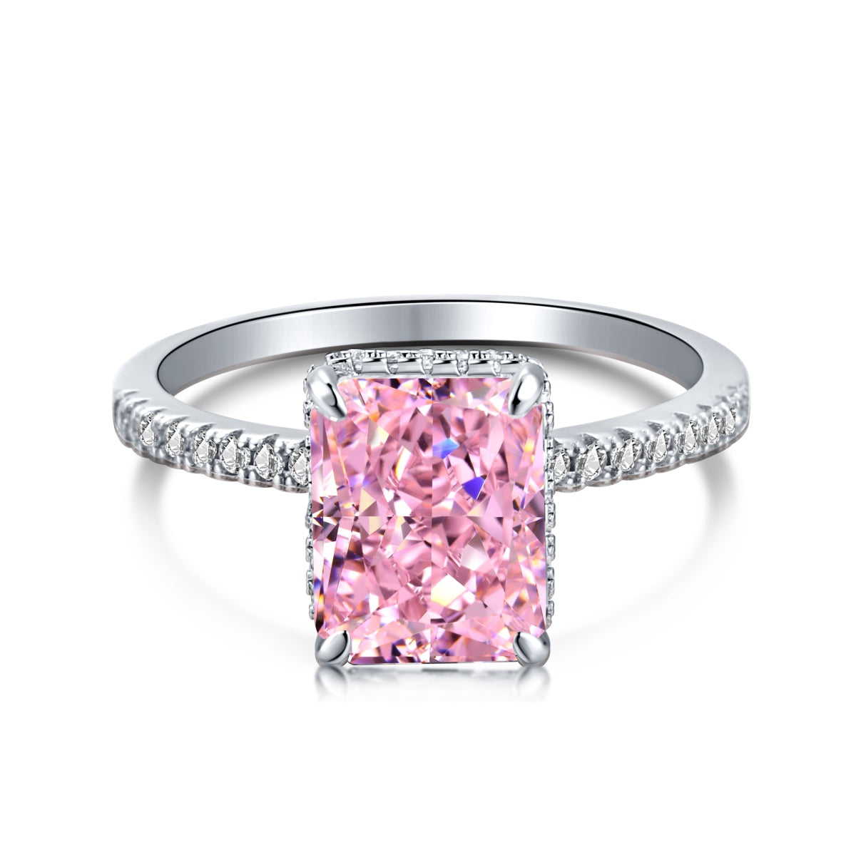 [Am jewelry]4.0 Carat Luxurious Engagement Ring