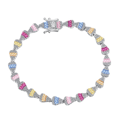 [Am jewelry]Radiant Water Drop Shape Daily Bracelet