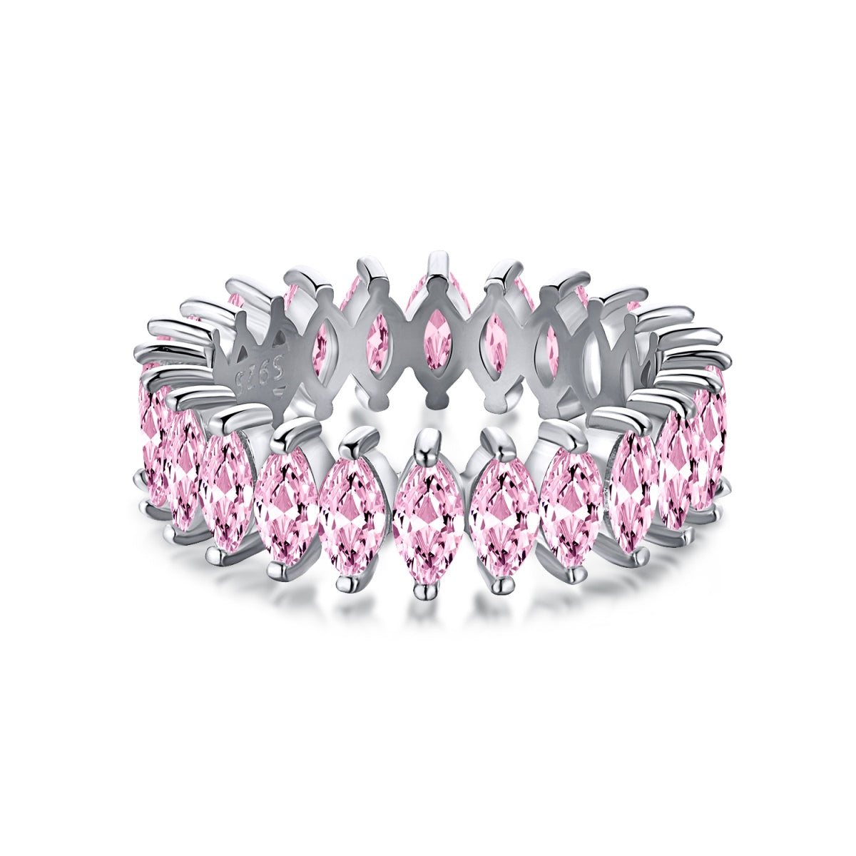 [Am jewelry]Gorgeous Marquise Cut Tennis Ring