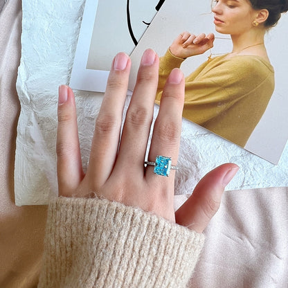 [Am jewelry]4.0 Carat Luxurious Engagement Ring
