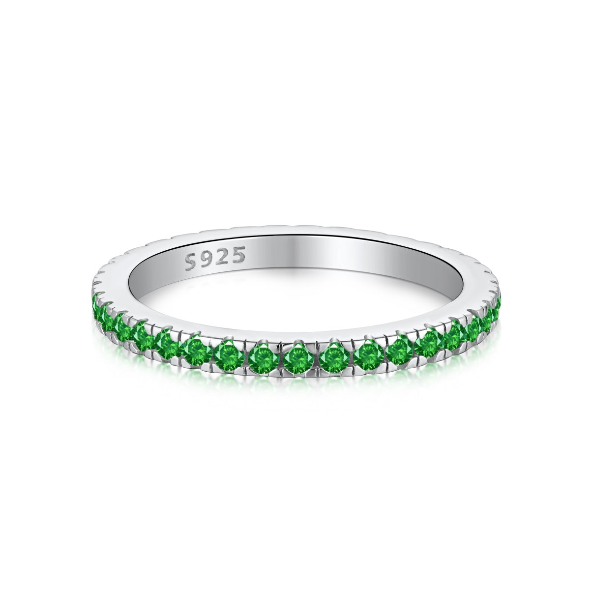 [Am jewelry]Delicate Sparkling Round Cut Daily Ring