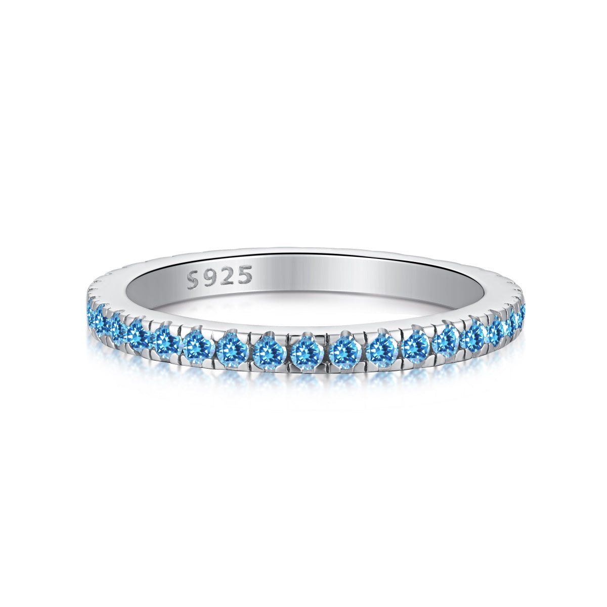 [Am jewelry]Delicate Sparkling Round Cut Daily Ring