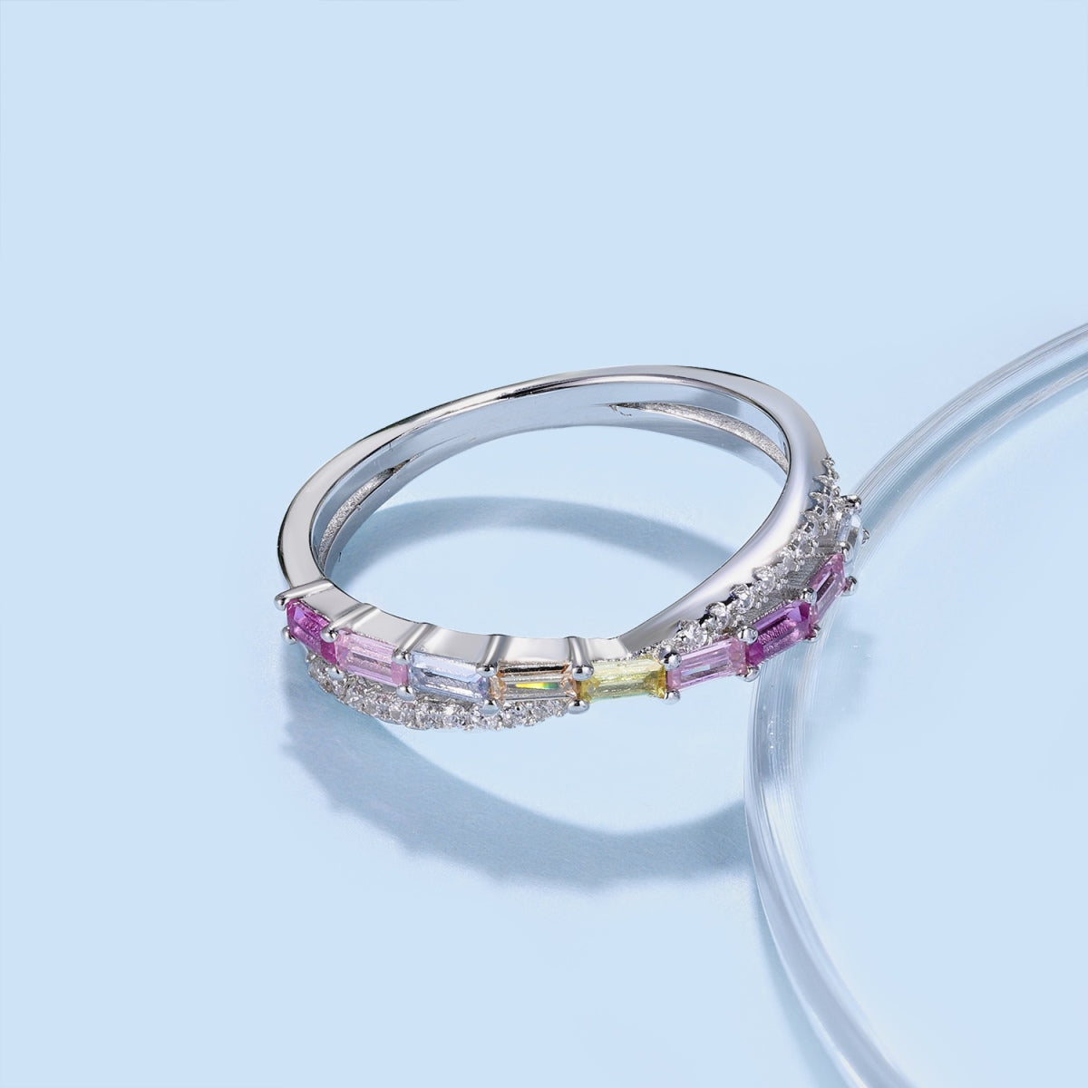 [Am jewelry]Energetic Elegant Radiant Cut Party Ring