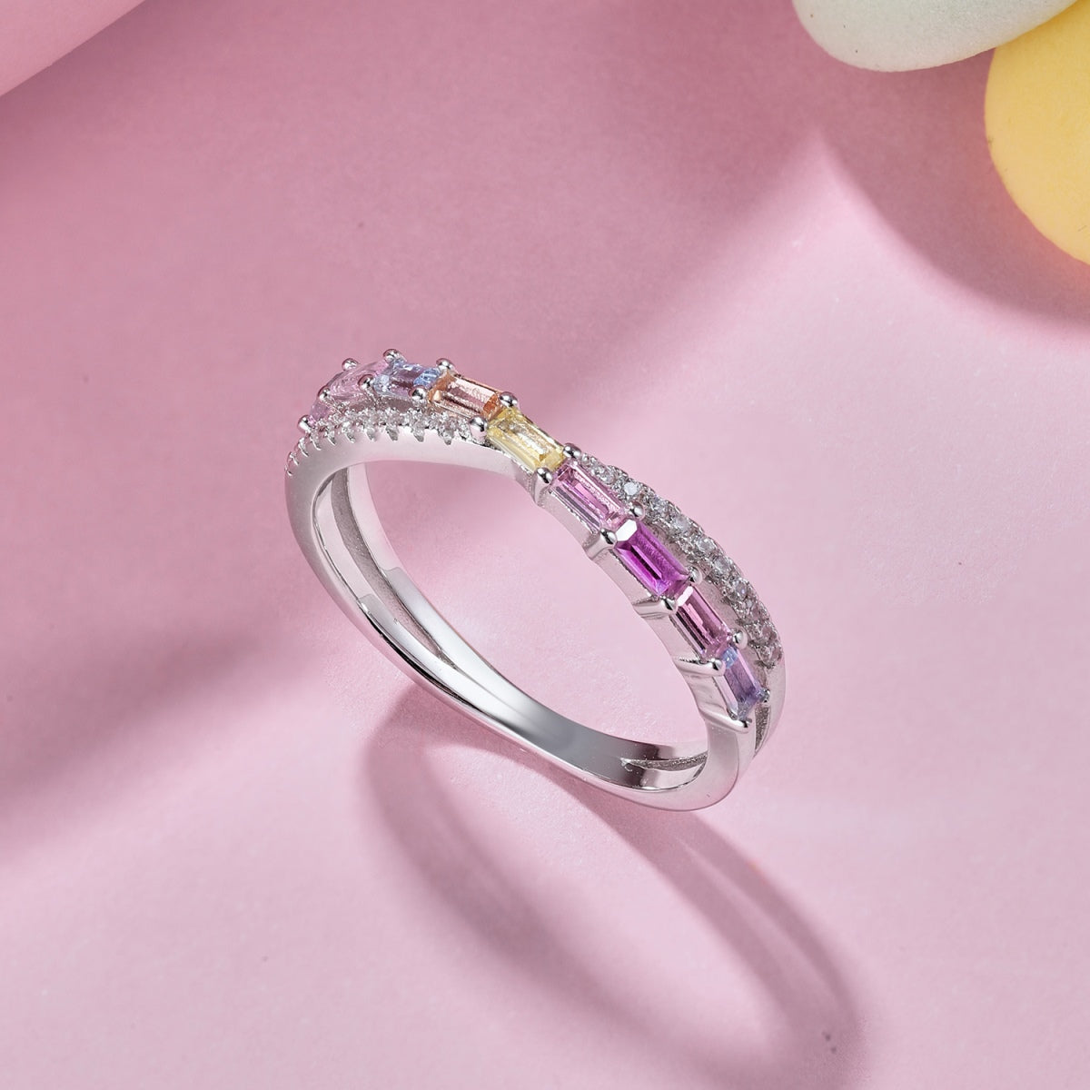 [Am jewelry]Energetic Elegant Radiant Cut Party Ring