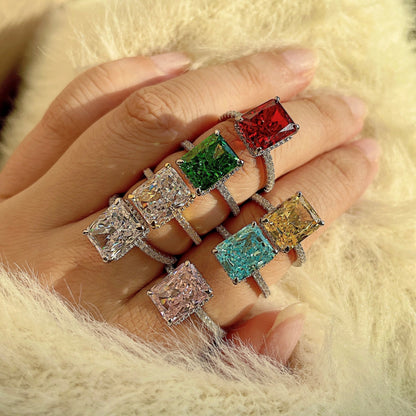 [Am jewelry]4.0 Carat Luxurious Engagement Ring