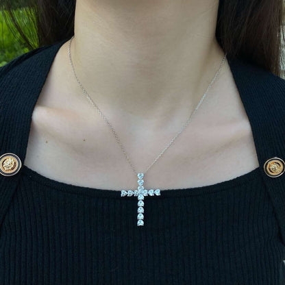 [Am jewelry]Radiant Cross Shape Necklace