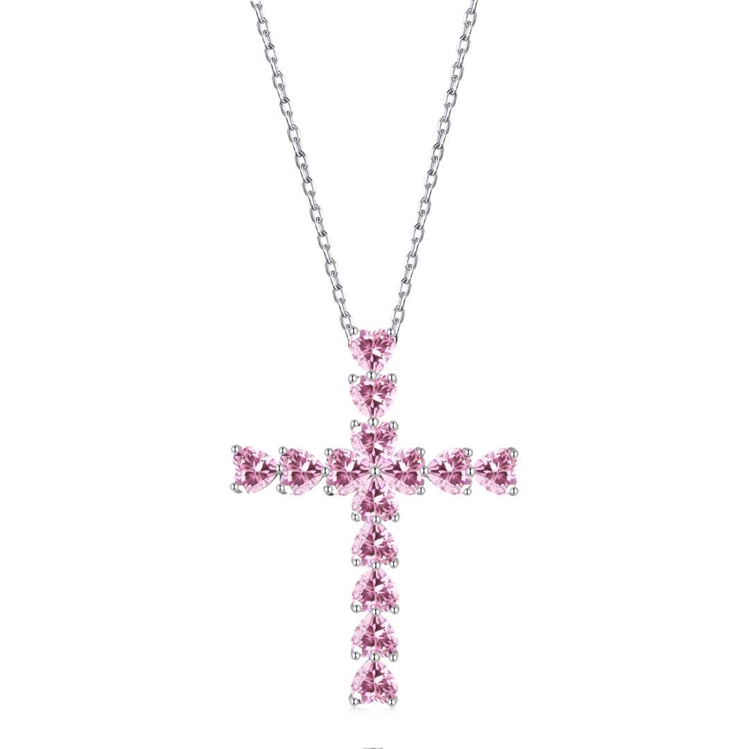 [Am jewelry]Radiant Cross Shape Necklace
