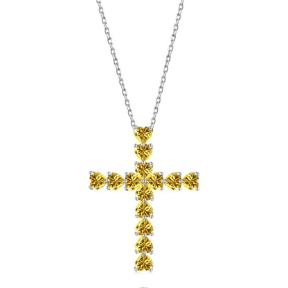 [Am jewelry]Radiant Cross Shape Necklace