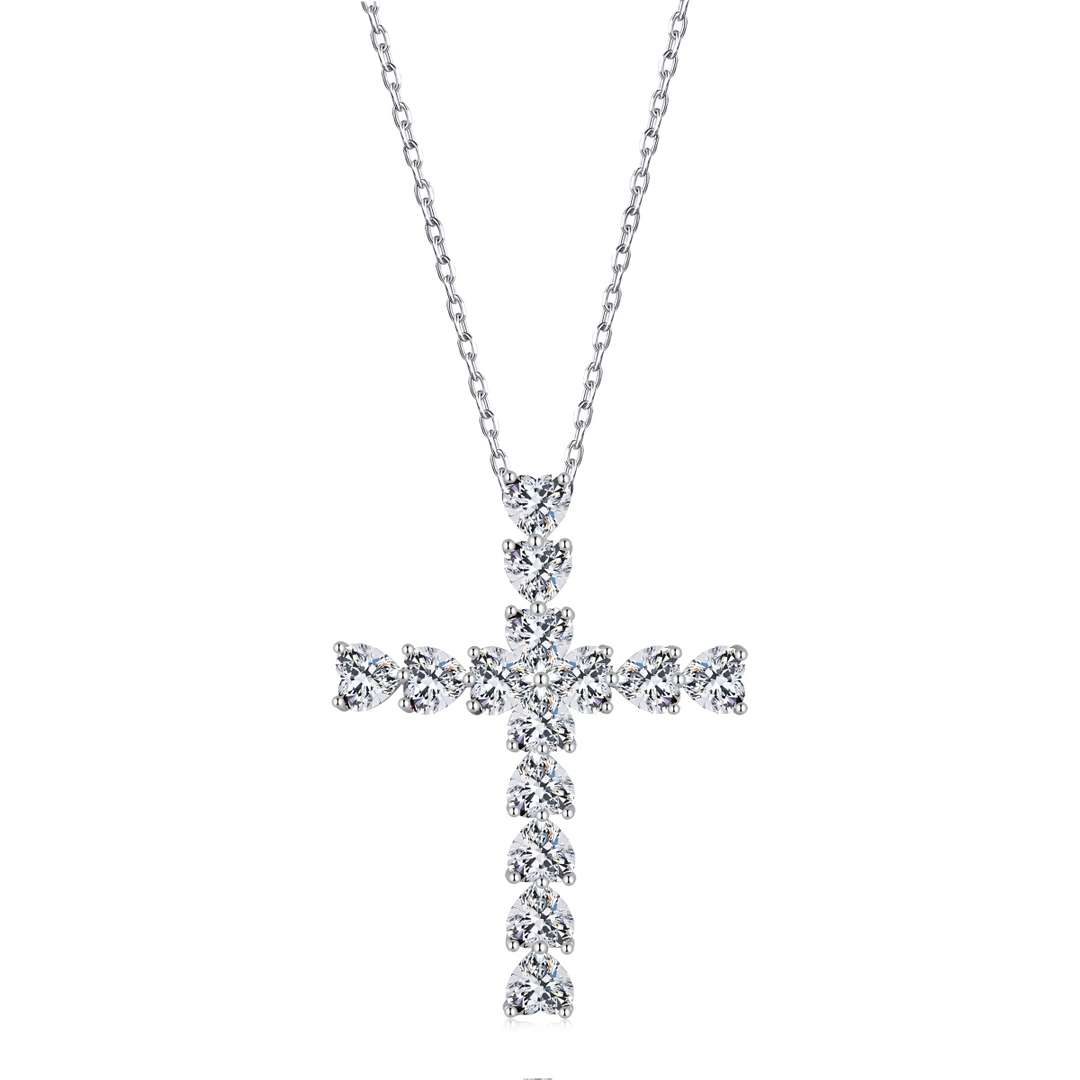 [Am jewelry]Radiant Cross Shape Necklace