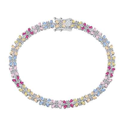 [Am jewelry]Radiant Colorful Emerald Cut Party Bracelet