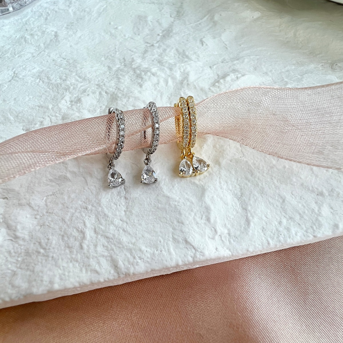 [Am jewelry]Luxurious Geometric Drop Earrings