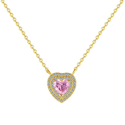 [Am jewelry]Exquisite Heart Shape Necklace