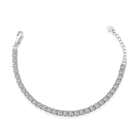 [Am jewelry]Sparkling Radiant Princess Cut Tennis Bracelet