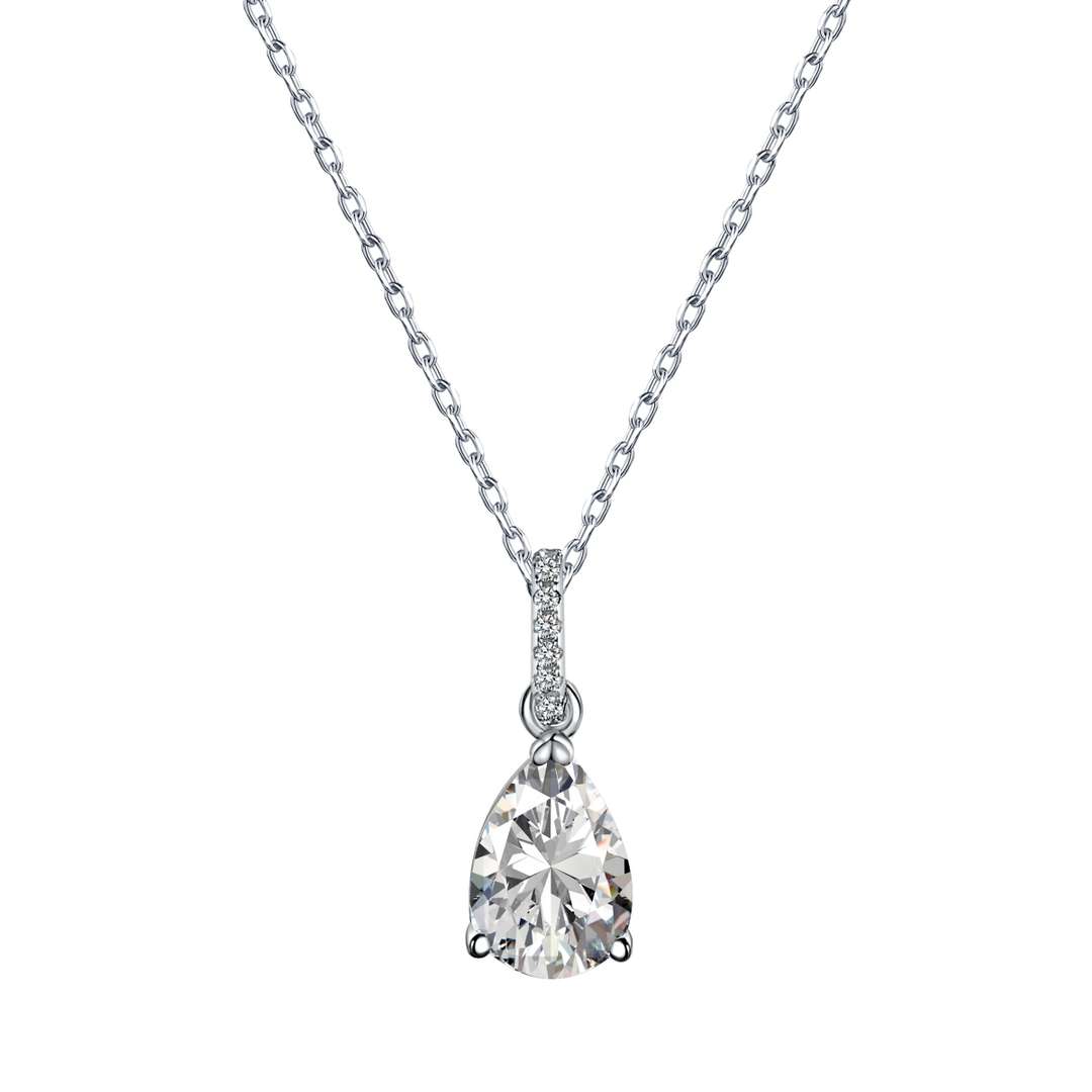 [Am jewelry]Delicate Water Drop Shape Fashion Necklace