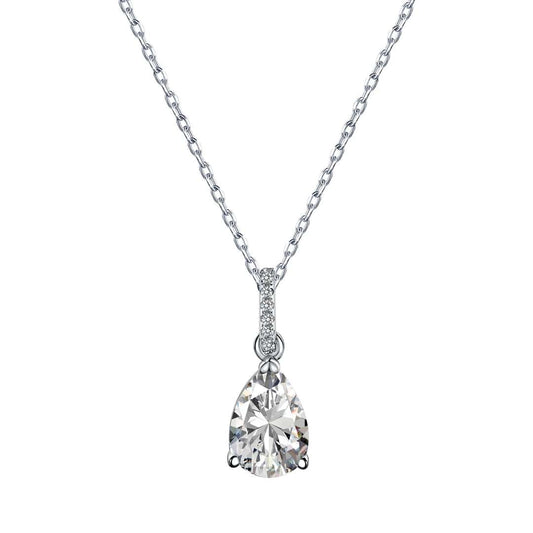 [Am jewelry]Delicate Water Drop Shape Fashion Necklace