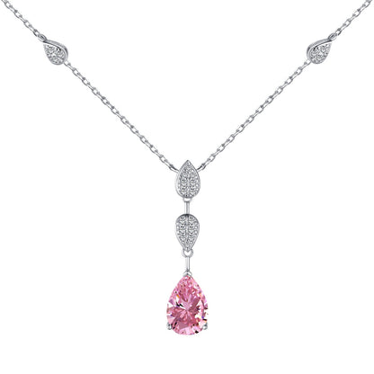 [Am jewelry]Dazzling Pear Cut Necklace
