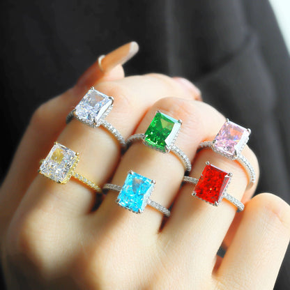 [Am jewelry]4.0 Carat Luxurious Engagement Ring