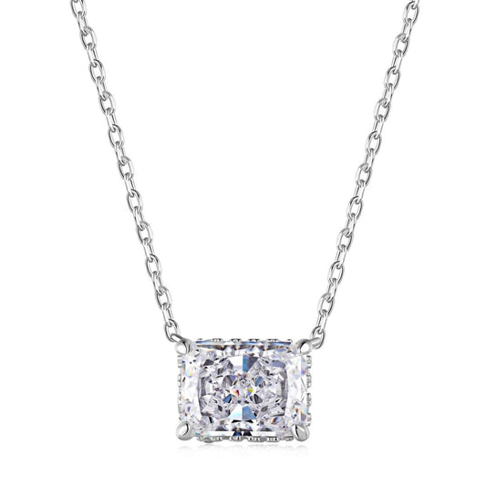 [Am jewelry]Luxurious Square Shape Colorful Necalack