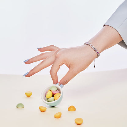 [Am jewelry]Dazzling Unique Multi Shape Daily Bracelet