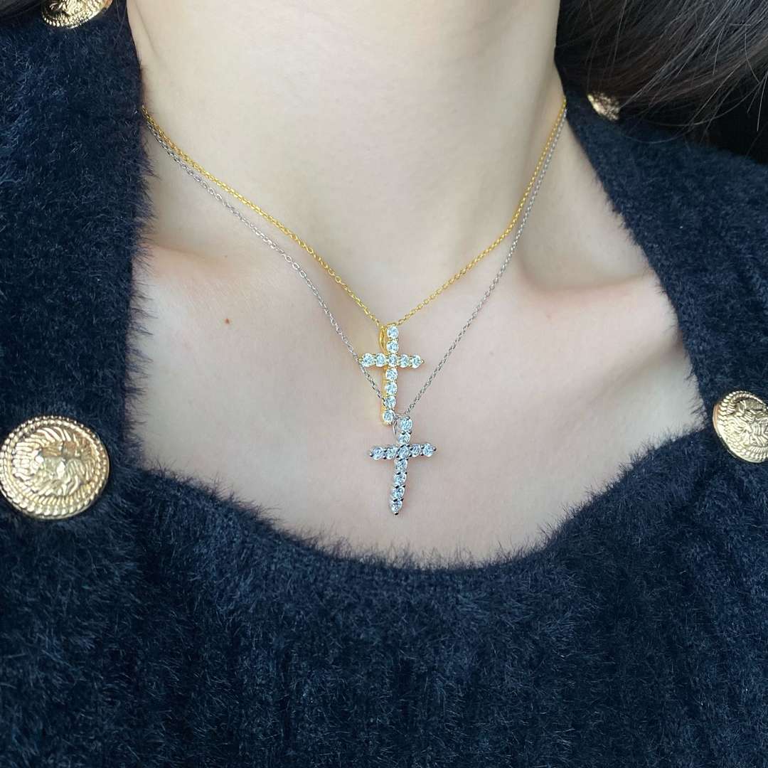 [Am jewelry]Unique Cross Shape Necklace
