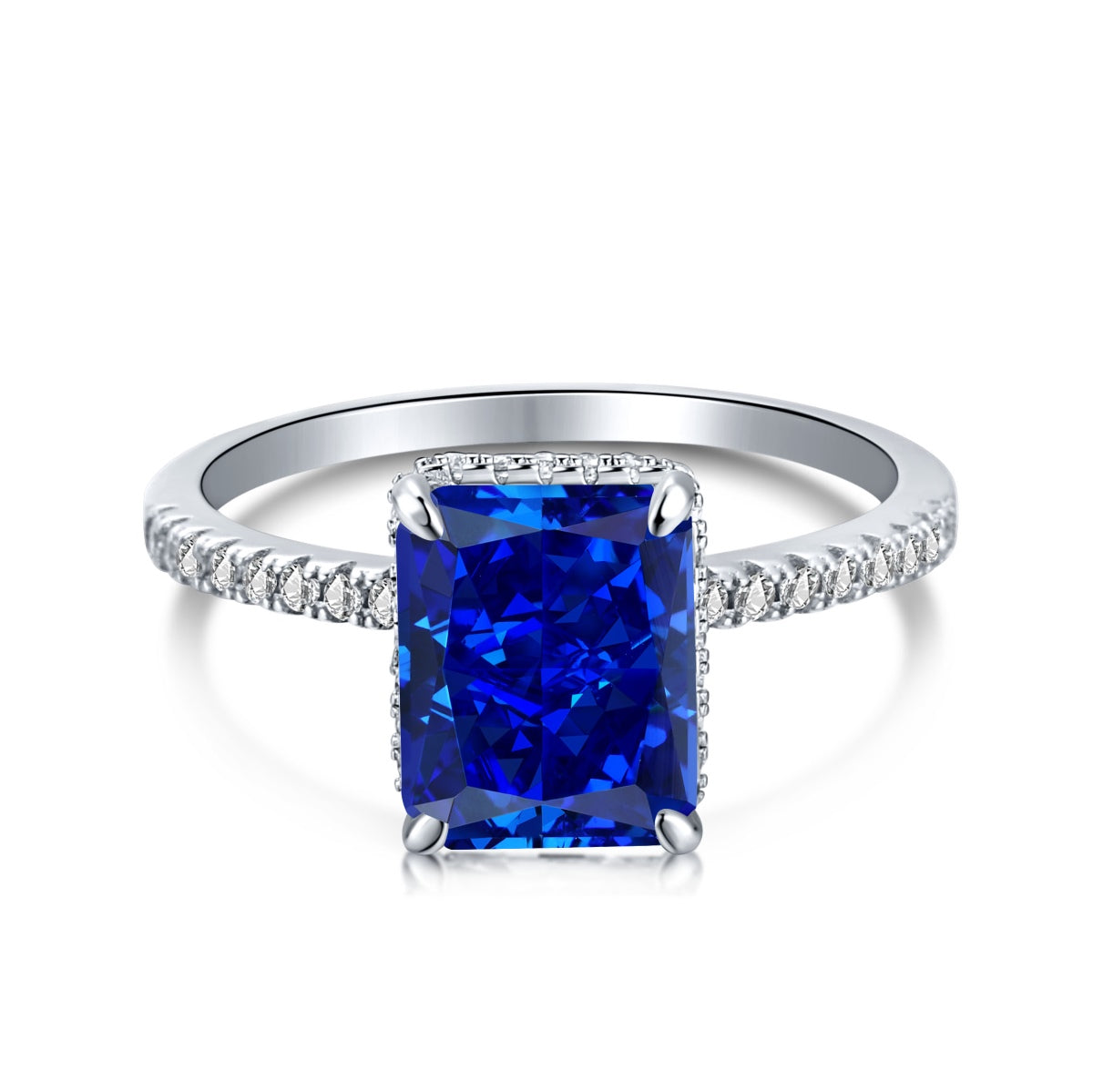 [Am jewelry]4.0 Carat Luxurious Engagement Ring