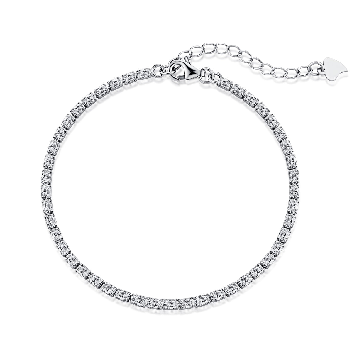 [Am jewelry]Elegant Emerald Cut Daily Bracelet