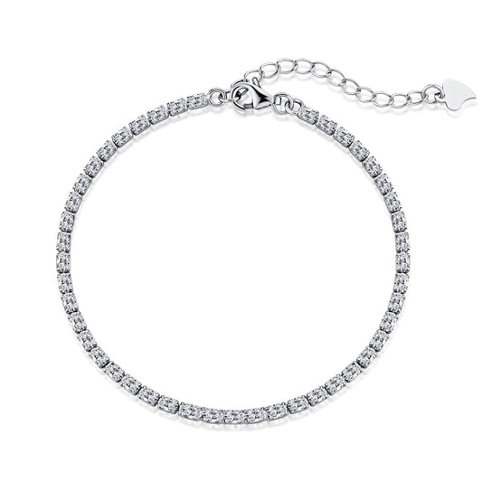 [Am jewelry]Elegant Emerald Cut Daily Bracelet