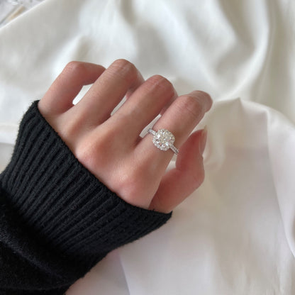 [Am jewelry]Dazzling Resplendent Round Cut Wedding Ring
