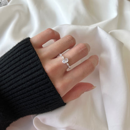 [Am jewelry]0.75 Carat Luxurious Vibrant Elongated Cushion Cut Daily Ring