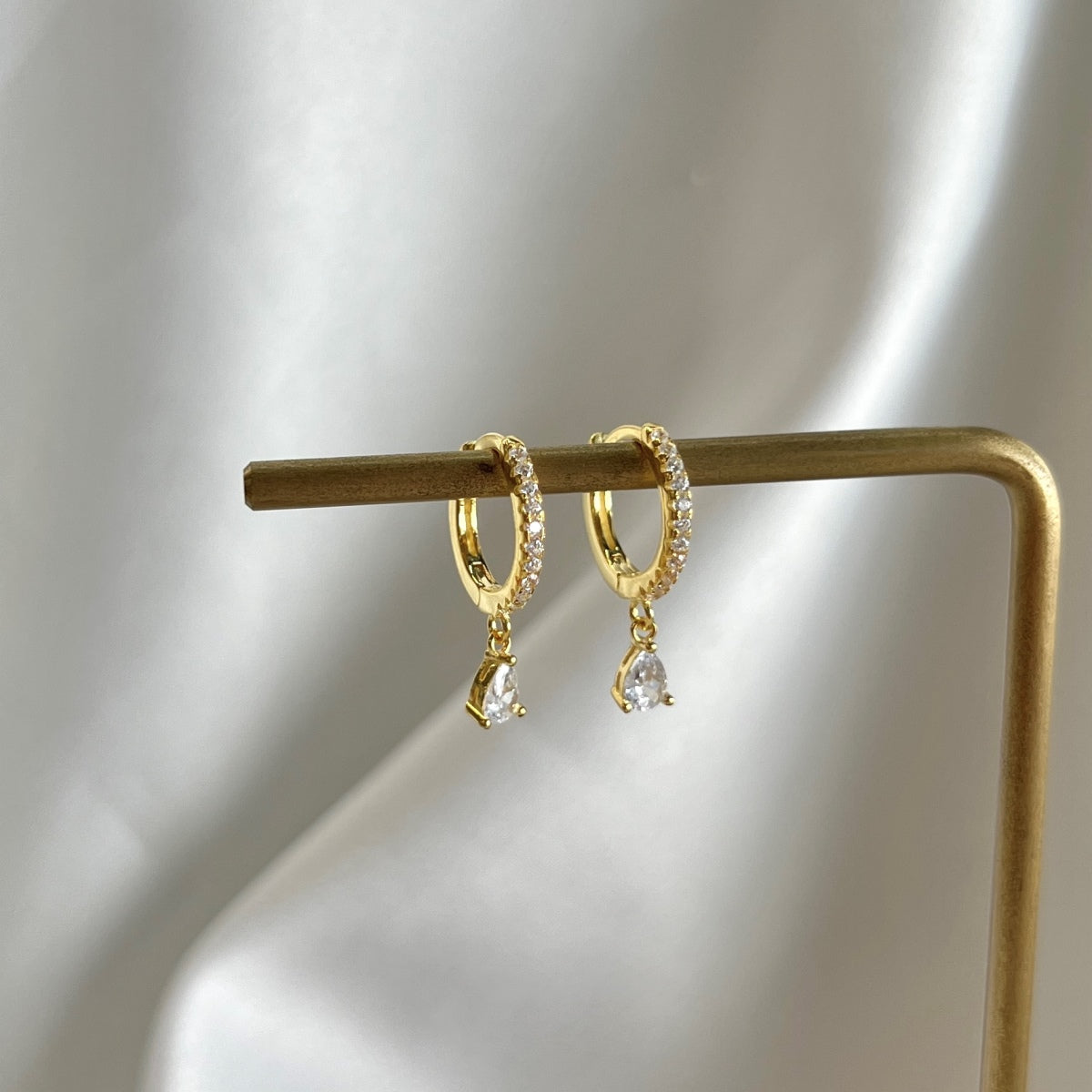 [Am jewelry]Luxurious Geometric Drop Earrings