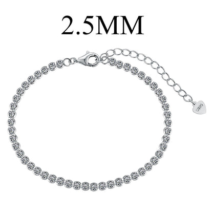 [Am jewelry]Dazzling Sparkling Round Cut Daily Bracelet