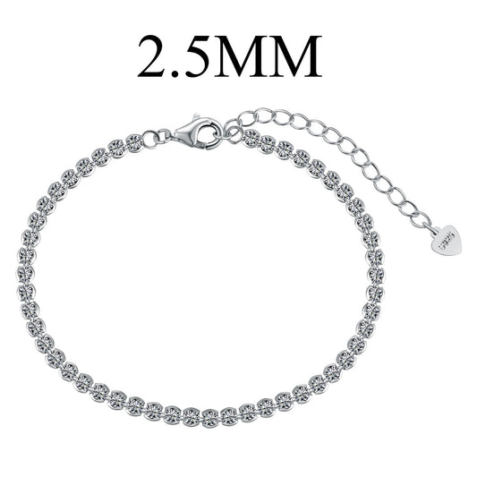 [Am jewelry]Dazzling Sparkling Round Cut Daily Bracelet